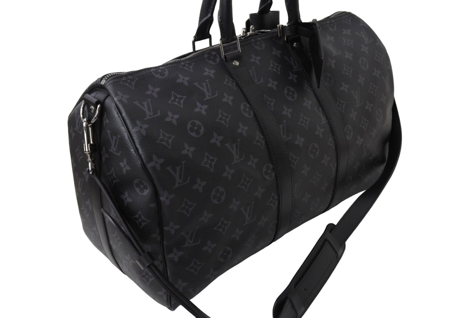 極美品 LouisVuitton ルイヴィトン キーポルバンドリエール45 M40569 MB2129 モノグラムエクリプスキャンバス レザー 中古  65095 – Casanova Vintage