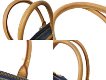 Load image into Gallery viewer, LOUIS VUITTON ルイヴィトン ネオカヴィMM ハンドバッグ M95349 2WAY モノグラム デニム ゴールド金具 美品 中古 65096
