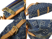 Load image into Gallery viewer, LOUIS VUITTON ルイヴィトン ネオカヴィMM ハンドバッグ M95349 2WAY モノグラム デニム ゴールド金具 美品 中古 65096