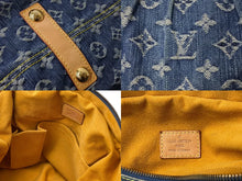 Load image into Gallery viewer, LOUIS VUITTON ルイヴィトン ネオカヴィMM ハンドバッグ M95349 2WAY モノグラム デニム ゴールド金具 美品 中古 65096