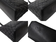 Load image into Gallery viewer, 極美品 CHANEL シャネル 1804 復刻トートバッグ ハンドバッグ 7番台 グレインドカーフスキン ブラック シルバー金具 中古 65101