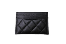 Load image into Gallery viewer, 極美品 CHANEL シャネル クラシック カードケース ココマーク キャビアスキン グレインドカーフスキン AP0213 ブラック 中古 65113