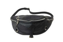 Load image into Gallery viewer, 極美品 CHROMEHEARTS クロムハーツ SNAT PACK XL スナットパック ウエストポーチ ボディーバッグ レザー シルバー925 中古 65128