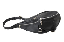 Load image into Gallery viewer, 極美品 CHROMEHEARTS クロムハーツ SNAT PACK XL スナットパック ウエストポーチ ボディーバッグ レザー シルバー925 中古 65128