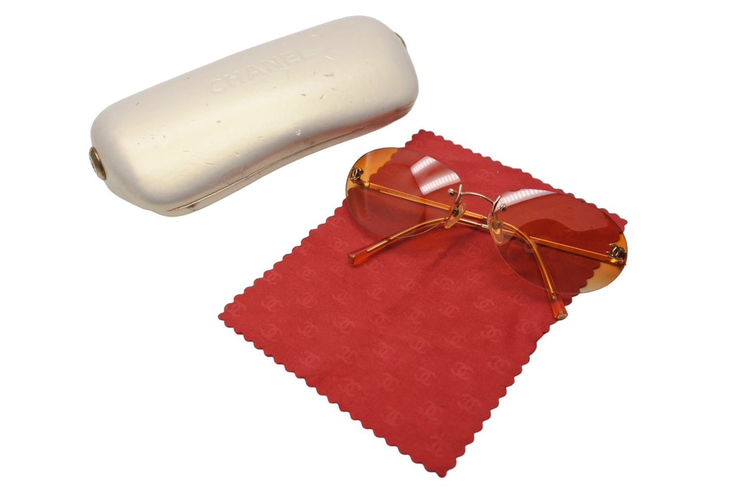 美品 CHANEL シャネル サングラス メガネ ココマーク 4013 イタリア製