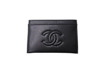 Load image into Gallery viewer, 極美品 CHANEL シャネル カードケース キャビアスキン ココマーク ブラック 2016年 22番台 中古 65141