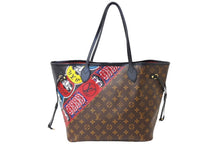 Load image into Gallery viewer, LOUIS VUITTON ルイヴィトン ネヴァーフルMM トートバッグ M43499 山本寛斎 コラボ 歌舞伎 達磨 和柄 PVC レザー 美品 中古 65157