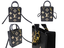 Load image into Gallery viewer, LOUIS VUITTON ルイヴィトン モノグラム アンプラント プティット サックプラ 2WAY ハンドバッグ M57937 IC ブラック カーフスキン ショルダー 美品 中古 65158