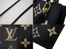 Load image into Gallery viewer, LOUIS VUITTON ルイヴィトン モノグラム アンプラント プティット サックプラ 2WAY ハンドバッグ M57937 IC ブラック カーフスキン ショルダー 美品 中古 65158