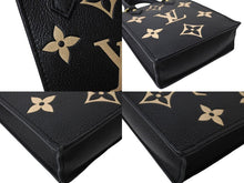 Load image into Gallery viewer, LOUIS VUITTON ルイヴィトン モノグラム アンプラント プティット サックプラ 2WAY ハンドバッグ M57937 IC ブラック カーフスキン ショルダー 美品 中古 65158