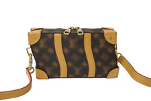 Load image into Gallery viewer, LOUIS VUITTON ルイヴィトン ソフトトランク ショルダーバッグ M81580 ディスイズノットモノグラム 22SS ブラウン 美品 中古 65159