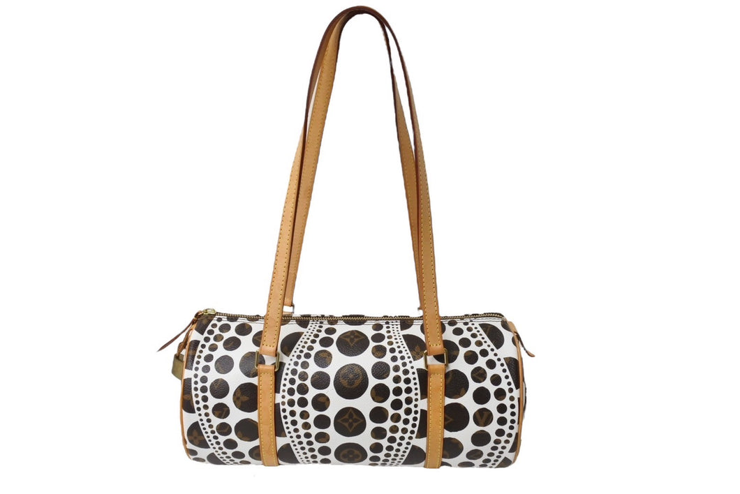美品　ルイヴィトン パピヨン LOUIS VUITTON ルイヴィトン パピヨンGM ハンドバッグ 草間彌生