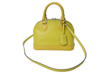 画像をギャラリービューアに読み込む, LouisVuitton ルイヴィトン エピ アルマBB 2WAYショルダーバッグ M40981 イエロー シルバー金具 美品 中古 65169