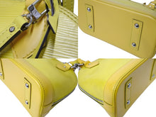 画像をギャラリービューアに読み込む, LouisVuitton ルイヴィトン エピ アルマBB 2WAYショルダーバッグ M40981 イエロー シルバー金具 美品 中古 65169