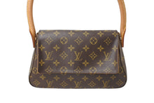 画像をギャラリービューアに読み込む, LOUIS VUITTON ルイヴィトン モノグラム ミニルーピング ワンショルダーバッグ M51147 PVC レザー ブラウン 美品 中古 65171