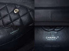 Load image into Gallery viewer, CHANEL シャネル マトラッセ25 チェーンショルダーバッグ 13番台 Wチェーン Wフラップ ココマーク カーフスキン ネイビー 美品 中古 65172