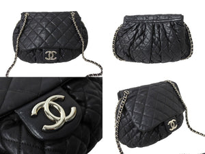 CHANEL シャネル マトラッセ チェーンアラウンド ショルダーバッグ ラグジュアリーライン 15番台 ラムスキン 美品 中古 65173