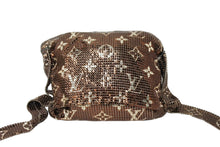 Load image into Gallery viewer, 極美品 LOUIS VUITTON ルイヴィトン 03SS モノグラム メッシュ フランシス ショルダーバッグ ゴールド M92288 ロゴ 中古 65176