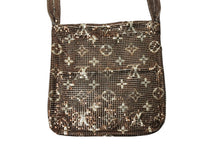 Load image into Gallery viewer, 極美品 LOUIS VUITTON ルイヴィトン 03SS モノグラム メッシュ フランシス ショルダーバッグ ゴールド M92288 ロゴ 中古 65176