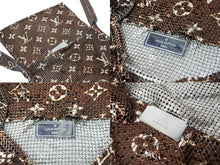 Load image into Gallery viewer, 極美品 LOUIS VUITTON ルイヴィトン 03SS モノグラム メッシュ フランシス ショルダーバッグ ゴールド M92288 ロゴ 中古 65176