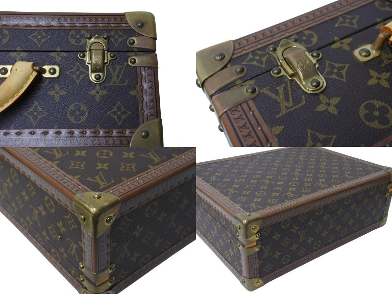 LOUIS VUITTON ルイヴィトン モノグラム コトヴィル40 トランク ハードケース ブラウン M21424 良品 中古 65178 –  Casanova Vintage