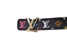 画像をギャラリービューアに読み込む, 極美品 LOUIS VUITTON ルイヴィトン ベルト マルチカラー サンチュール モノグラム 80/32 M9631V ゴールド金具 中古 65180