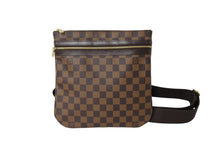 Load image into Gallery viewer, 極美品 LOUIS VUITTON ルイ ヴィトン ダミエ ポシェット ボスフォール ショルダーバッグ N51111 キャンバス ブラウン 中古 65183