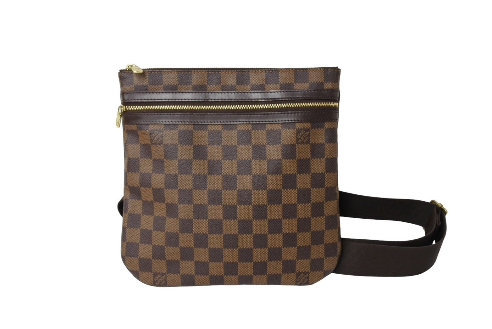 極美品 LOUIS VUITTON ルイ ヴィトン ダミエ ポシェット ボスフォール ショルダーバッグ N51111 キャンバス ブラウン 中古  65183 – Casanova Vintage