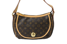 Load image into Gallery viewer, 新品同様 LOUIS VUITTON ルイヴィトン トゥラムPM ショルダーバッグ M40076 PVCコーティングキャンバス ヌメ革 ブラウン 美品 65186