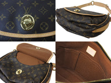 Load image into Gallery viewer, 新品同様 LOUIS VUITTON ルイヴィトン トゥラムPM ショルダーバッグ M40076 PVCコーティングキャンバス ヌメ革 ブラウン 美品 65186