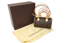 Load image into Gallery viewer, 新品同様 LOUIS VUITTON ルイヴィトン COMME des GARCONS 2008年 ミニスピーディ ルイヴィトン at コム デ ギャルソン カスタマイズ ブラウン M40267 中古 65187