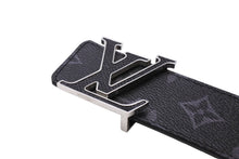 Load image into Gallery viewer, LOUISVUITTON ルイヴィトン サンチュール LVイニシアル リバーシブル ベルト M0157T モノグラムエクリプス 85/34 美品 中古 65193
