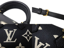 画像をギャラリービューアに読み込む, LOUISVUITTON ルイヴィトン ナノ スピーディ バイカラー 2WAYショルダーバッグ M81456 ICタグ ブラック ベージュ 美品 中古 65196