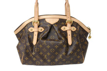 画像をギャラリービューアに読み込む, 新品同様 LOUISVUITTON ルイヴィトン ティボリGM ショルダーバッグ ハンドバッグ M40144 ブラウン ゴールド金具 中古 65200