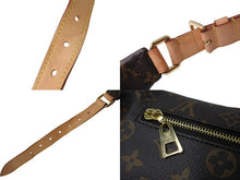 Load image into Gallery viewer, 極美品 LOUIS VUITTON ルイヴィトン バムバッグ ボディバッグ M43644 モノグラム ブラウン PVC レザー 中古 65203