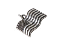 画像をギャラリービューアに読み込む, ChromeHearts クロムハーツ AMERICAN FLAG アメリカンフラッグ ネックレス トップ シルバー925 美品 中古 65204