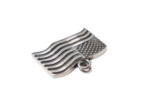 画像をギャラリービューアに読み込む, ChromeHearts クロムハーツ AMERICAN FLAG アメリカンフラッグ ネックレス トップ シルバー925 美品 中古 65204