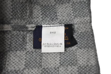 画像をギャラリービューアに読み込む, LouisVuitton ルイヴィトン ボネ プティ ダミエ ニット帽 M70606 イタリア製 ウール ポリウレタン グレー 美品 中古 65206