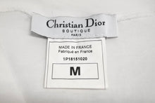 Load image into Gallery viewer, ChristianDior クリスチャンディオール タンクトップ 1P18151020 フランス製 コットン ホワイト ブラック サイズM 美品 中古 65207