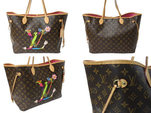 LOUIS VUITTON ルイヴィトン ネヴァーフルGM LV HAND トートバッグ M95561 村上隆 MOCA限定コレクション 美品 中古 65208