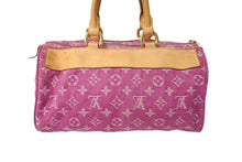 画像をギャラリービューアに読み込む, LOUIS VUITTON ルイ ヴィトン ネオ スピーディ ハンドバッグ M95214 モノグラムデニム ピンク 美品 中古 65212