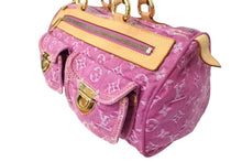 画像をギャラリービューアに読み込む, LOUIS VUITTON ルイ ヴィトン ネオ スピーディ ハンドバッグ M95214 モノグラムデニム ピンク 美品 中古 65212