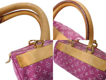 画像をギャラリービューアに読み込む, LOUIS VUITTON ルイ ヴィトン ネオ スピーディ ハンドバッグ M95214 モノグラムデニム ピンク 美品 中古 65212