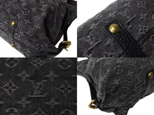 Load image into Gallery viewer, LOUIS VUITTON ルイ ヴィトン ネオカヴィMM 2WAYハンドバッグ M95351 モノグラムデニム ノワール 美品 中古 65230