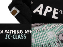 画像をギャラリービューアに読み込む, A BATHING APE アベイシングエイプ 半袖Ｔシャツ サイズL コットン ブラック グリーン プリント EC-CLASS 美品 中古 65234