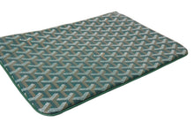 Load image into Gallery viewer, 新品未使用 GOYARD ゴヤール セナ MM クラッチバッグ SENAT2MMLTY09CL09P レザー PVC グリーン シルバー金具 中古 65239