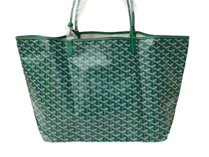 新品未使用 GOYARD ゴヤール トートバッグ SAINTLOUIS PM VERT サンルイGM PVCコーティングキャンバス グリーン 65241