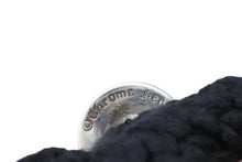 画像をギャラリービューアに読み込む, 新品未使用 ChromeHearts クロムハーツ ニットキャップ セメタリークロスパッチ クロスボタン コットン シルバー925 ONESIZE 65246