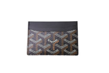 Load image into Gallery viewer, 新品未使用 GOYARD ゴヤール サン シュルピス カードケース STSULPPMLTY01CL01X レザー PVC ブラック 中古 65250