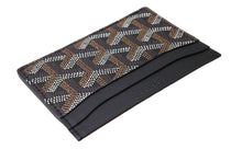 Load image into Gallery viewer, 新品未使用 GOYARD ゴヤール サン シュルピス カードケース STSULPPMLTY01CL01X レザー PVC ブラック 中古 65250